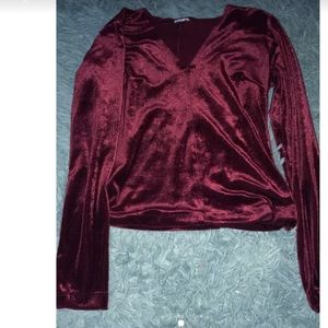 Velvet top
